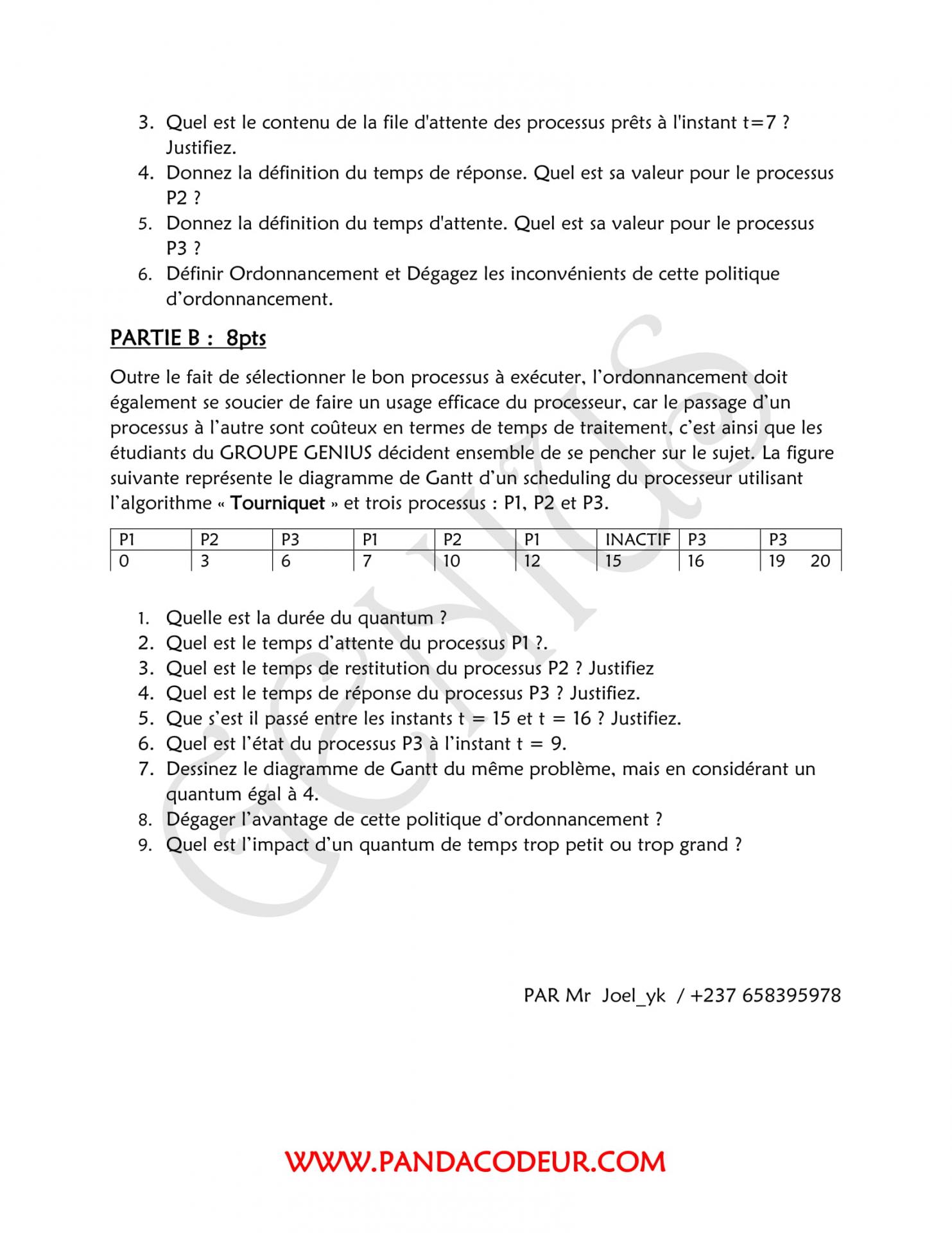 Evaluation systeme dexploitattion 3