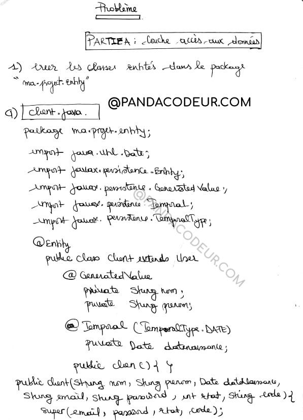 Jee examen 01 fich 04 pandacodeur